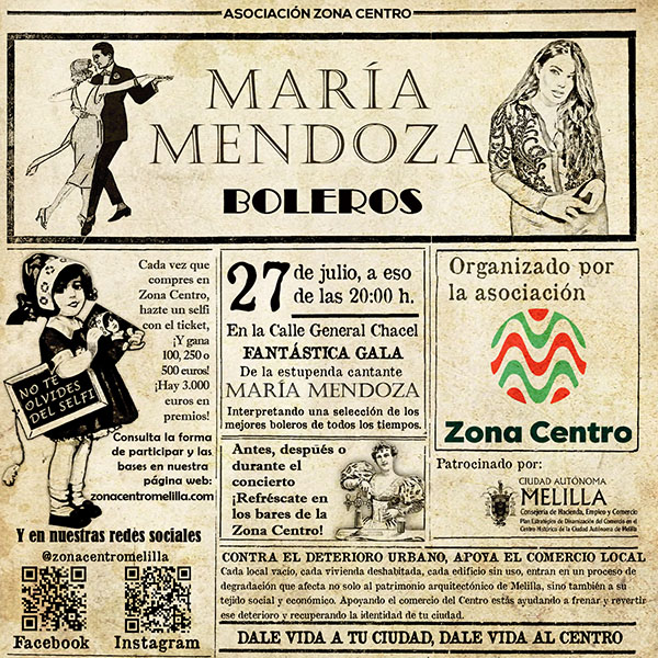 María Mendoza, boleros