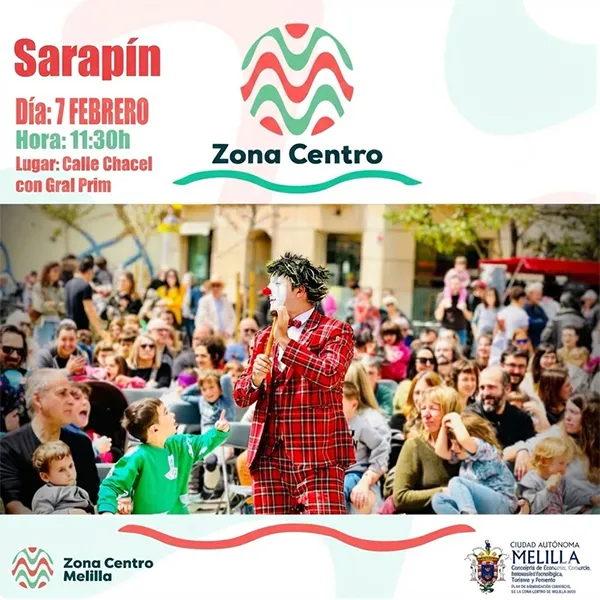 SÚPER SÁBADO EN ZONA CENTRO: RISAS CON SARAPÍN Y PREMIOS DE SAN VALENTÍN