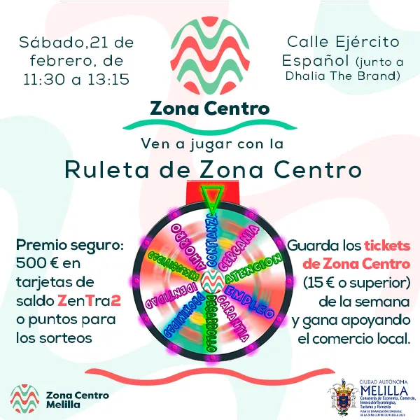 RULETA EN LA CALLE EJÉRCITO ESPAÑOL