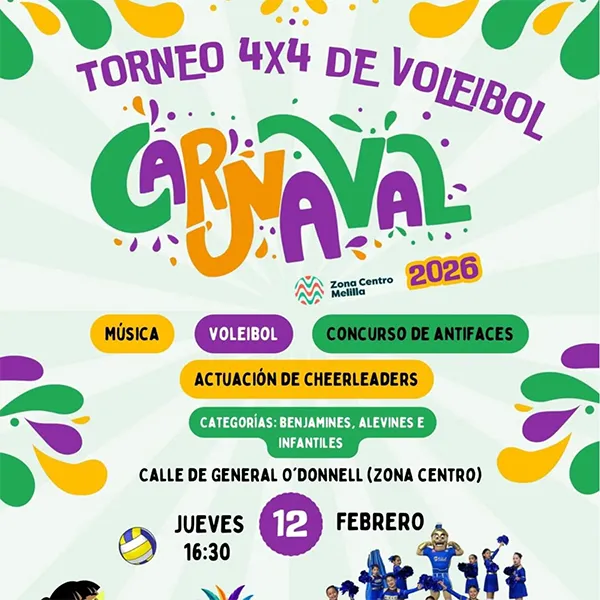 TORNEO 4×4 DE VOLEIBOL CARNAVALERO